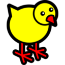download Chicken Icon clipart image with 0 hue color