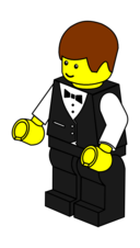 Lego Town Waiter