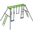 download Swing Set clipart image with 45 hue color