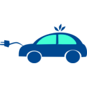 download Eco Car clipart image with 90 hue color
