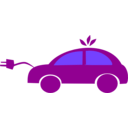 download Eco Car clipart image with 180 hue color