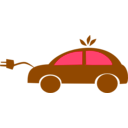 download Eco Car clipart image with 270 hue color