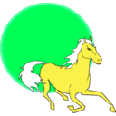 download Horse 1 Konstantin R 01 clipart image with 90 hue color