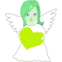 download Un Ange clipart image with 90 hue color