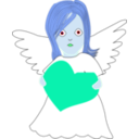 download Un Ange clipart image with 180 hue color