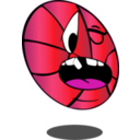 download Infected Basketball clipart image with 315 hue color