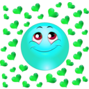 download Lover Boy Smiley Emoticon clipart image with 135 hue color