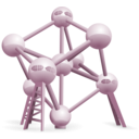 download Atomium Belgium clipart image with 270 hue color
