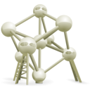 download Atomium Belgium clipart image with 0 hue color