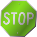 download A Stop Sign clipart image with 90 hue color