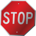 download A Stop Sign clipart image with 0 hue color