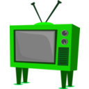 download Funky Old Tv clipart image with 90 hue color
