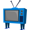 download Funky Old Tv clipart image with 180 hue color