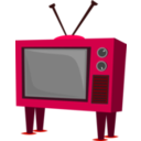download Funky Old Tv clipart image with 315 hue color