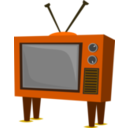 download Funky Old Tv clipart image with 0 hue color