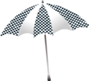 Chequered Umbrella