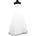 download Wedding Dresses clipart image with 180 hue color