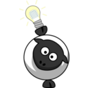 download Led Sheep clipart image with 0 hue color
