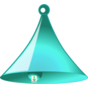 download Simple Bell clipart image with 135 hue color