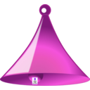 download Simple Bell clipart image with 270 hue color