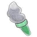 download Ice Cream Cone clipart image with 90 hue color