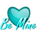 download Gloss Be Mine clipart image with 180 hue color