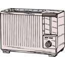 download Toaster clipart image with 315 hue color