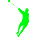 download Hammer Throw clipart image with 90 hue color