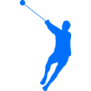 download Hammer Throw clipart image with 180 hue color