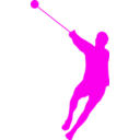 download Hammer Throw clipart image with 270 hue color