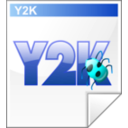 download Y2k Bug File clipart image with 180 hue color
