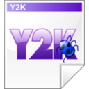 download Y2k Bug File clipart image with 225 hue color