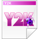 download Y2k Bug File clipart image with 270 hue color