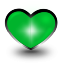 download Heart clipart image with 135 hue color