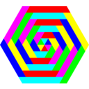 download Hexagon Trapezoid Colors clipart image with 0 hue color