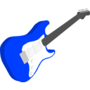 download Guitar clipart image with 225 hue color