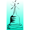 download Pagoda clipart image with 135 hue color