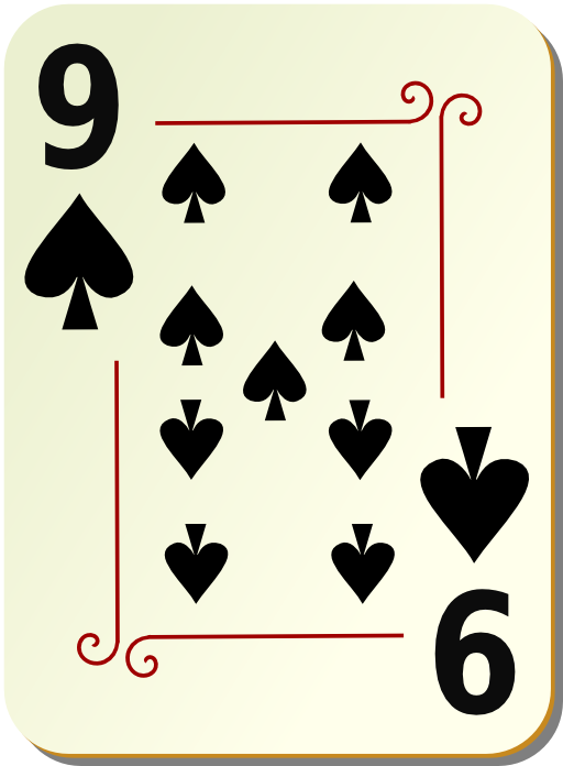 Ornamental Deck 9 Of Spades
