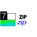download 7zip Classic Zip clipart image with 180 hue color
