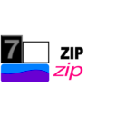 download 7zip Classic Zip clipart image with 270 hue color