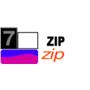 download 7zip Classic Zip clipart image with 315 hue color