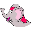 download Drawn Elefant clipart image with 315 hue color
