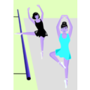 download Women Dancing clipart image with 225 hue color