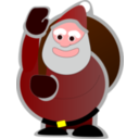 download Sweet Santa clipart image with 0 hue color