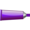 download Color Tube Purple clipart image with 0 hue color