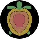 download Turtle clipart image with 0 hue color
