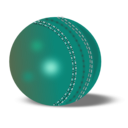 download Cricket Ball Icon clipart image with 180 hue color