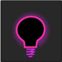 download Bulb Icon clipart image with 270 hue color