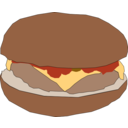 download Hamburger1 clipart image with 0 hue color