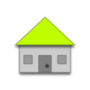 download Home Icon clipart image with 315 hue color
